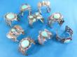 wholesale gemstone jewelry turquoise bangles from WholesaleSarong.com